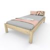 Pfostenbett "metallarm" Fichte Holzbett "Daybett" 200 x 210cm 38cm Doppelbett Bild 3