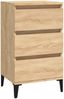 vidaXL Nachttisch Sonoma-Eiche 40x35x70 cm Holzwerkstoff 819671 Bild 2