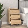 vidaXL Nachttisch Sonoma-Eiche 40x35x70 cm Holzwerkstoff 819671 Bild 3