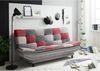 Schlafsofa Paavo 188x90 cm Beere Multicolour 2-Sitzer Bettkasten Bild 2