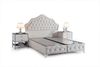 Villa Möbel Boxspringbett Perla (Bett Set (mit Matratze), Liegefläche 160x200), Bettkasten mit XXL Stauraum und Gasdruckfedern für einfache Handhabung Bild 4