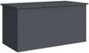 vidaXL Gartenlagerkissenbox Stahl 100 x 50,5 x 50 cm 220 Anthrazit 874562 Bild 2