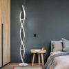 LED Design Steh Leuchte geschwungen Wohn Zimmer Beleuchtung Stand Lampe dimmbar Paul Neuhaus 9140-55 Bild 2