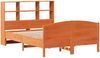 vidaXL Massivholzbett mit Regal ohne Matratze Wachsbraun 160x200 cm 3323100 Bild 3