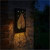 HTI-Living LED Solarleuchte Solarleuchte Blatt, Ein-/Ausschalter, LED, warmweiß, Solarleuchte Gartenleuchte Bild 3