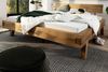 Massivholzbett >Kreta< 160x200 cm in Wildeiche, Massivholz - 177x90x217cm (BxHxT) Bild 3