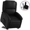 vidaXL Relaxsessel mit Aufstehhilfe Schwarz Kunstleder 3204226 Bild 2