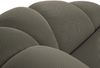 Micadoni Sofa Diana 3-Sitzer XL 3D-Stoff Stahl Bild 5