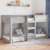 vidaXL Bodenbettrahmen, Holz Beton Grau, 96,5x200 cm Bild 4