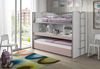 Vipack 'Bonny' Funktionsetagenbett, Holz weiß/rosa, 90 x 200 cm Bild 3