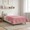 vidaXL Winterbettdecke Rosa 140 x 220 cm Mikrofaser und Teddy-Fleece 42026343 Bild 4