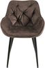 Esszimmerstuhl VIVI - Braun Samt, Metall 83x58x62cm Strapazierfähiger & pflegeleichter Bezug Esszimmerstühle Stuhl Esszimmer Küchenstühle Wohnzimmerstühle Bild 3