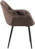Esszimmerstuhl VIVI - Braun Samt, Metall 83x58x62cm Strapazierfähiger & pflegeleichter Bezug Esszimmerstühle Stuhl Esszimmer Küchenstühle Wohnzimmerstühle Bild 4