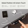 Desktronic Elektrisch Höhenverstellbarer Schreibtischgestell HomeOne, Grau, mit Memory-Funktion, Anti-Kollisions Technologie, USB-A und USB-C-Ladeanschlüssen Bild 3