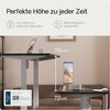 Desktronic Elektrisch Höhenverstellbarer Schreibtischgestell HomeOne, Grau, mit Memory-Funktion, Anti-Kollisions Technologie, USB-A und USB-C-Ladeanschlüssen Bild 5