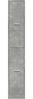 vidaXL Apothekerschrank Betongrau 30x41x174,5 cm Holzwerkstoff 3309630 Bild 5
