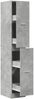 vidaXL Apothekerschrank Betongrau 30x41x174,5 cm Holzwerkstoff 3309630 Bild 2