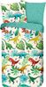 good morning Renforcé Kids Bettwäsche 2 teilig Bettbezug 135x200 cm Kopfkissenbezug 80x80 cm Dinos 6808.99.08 Multi Bild 4