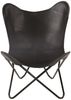 Lesli Living Butterfly-Sessel Buffalo 75 x 75 x 87 cm Schwarz Bild 4