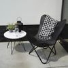 Lesli Living Butterfly-Sessel Buffalo 75 x 75 x 87 cm Schwarz Bild 3