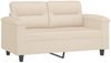 vidaXL 2-tlg. Sofagarnitur mit Kissen Beige Mikrofasergewebe 3202343 Bild 3