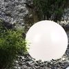 LED Solarleuchte, Kugel, weiß, D 30 cm Bild 3