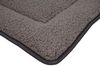 Spetebo Hundematte Plüsch Haustiermatte waschbar 60x40 cm, Polyester, grau Hundebett mit rutschfester Unterseite Bild 4