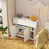 JEOBEST Esstisch Klappbarer Esstisch mit Ablage und Rollen, MDF, (Küchentisch, 1-St, Esstisch für 6 Personen) für Esszimmer und Küche Bild 3