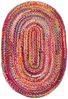 Juteteppich - ML-Indigostripy 90 x 60 cm - mehrfarbig - oval Bild 3
