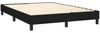 vidaXL Polsterbett, Stoff, 25,0 cm, Schwarz, 140x200 cm, mit Lattenrost, Schwarz Bild 4