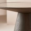 Signature 'MAFRA' Beistelltisch B60 cm Eiche und Glas - Helles Holz Bild 5