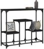 Konsolentisch, Beistelltisch, Konsole Schwarz 89,5x28x76 cm Holzwerkstoff Bild 3