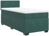 vidaXL Boxspringbett mit Matratze Dunkelgrün 80x200 cm Samt 3286159 Bild 2