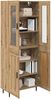 vidaXL Highboard 2 pcs Artisan-Eiche Holzwerkstoff 3416016 Bild 2