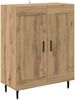 vidaXL Highboard 2 pcs Artisan-Eiche Holzwerkstoff 3416016 Bild 5