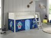 Vipack 'Scotty' Spielbett inkl. Lattenrost, Textilset und Leiter in Kiefer Weiß, Astro Bild 2