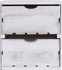 Kommode mit 2 Schubladen HWC-C62, Shabby-Look Vintage, 36 x 32 x 26 cm ~ weiß Bild 3