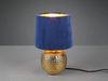 Tischleuchte Nachttischlampe Leuchte Lampe Sophia goldfarbig 1xE14 Höhe ca. 26 cm Bild 3