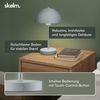 skølm 'Aeriala' LED-Tischlampe kabellos, mit USB-C aufladbar, inkl. 3 Helligkeitsstufen, grau, warmweißes Licht (Energieklasse G) Bild 2