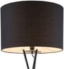 Globo 'Gustav' Standlampe, Textil-Schirm schwarz, Höhe: 160 cm Bild 2