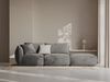 Micadoni Modulares Sofa Chris 3-Sitzer Rechts Samt Grau Bild 4