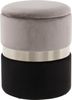 Hocker Zora 125 2-er Set Grau / Silber / Schwarz Bild 2