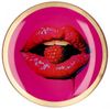 Giftcompany - Glasteller "Love Plates" Mund Dekoteller D 13cm Pink 1213004013 Bild 4