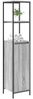 vidaXL Badschrank mit Regalen Grau Sonoma 36x35x165 cm 861910 Bild 4
