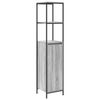 vidaXL Badschrank mit Regalen Grau Sonoma 36x35x165 cm 861910 Bild 2