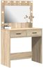 vidaXL Schminktisch Sonoma-Eiche 78,5 x 41 x 135 cm Holzwerkstoff 865030 Bild 3