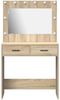 vidaXL Schminktisch Sonoma-Eiche 78,5 x 41 x 135 cm Holzwerkstoff 865030 Bild 5