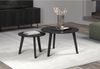 INOSIGN Couchtisch Ronda (Set, 2-St), Beistelltische mit Massivholzfüßen - Maße (B/T/H) 50-70/39-45/50-70 cm Bild 3
