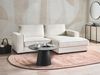 Ecksofa KOLDING Bouclé Hellbeige linksseitig Bild 3