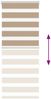 vidaXL Doppelrollo Sandbraun 55x150 cm Stoffbreite 50,9 cm Polyester 4014538 Bild 5